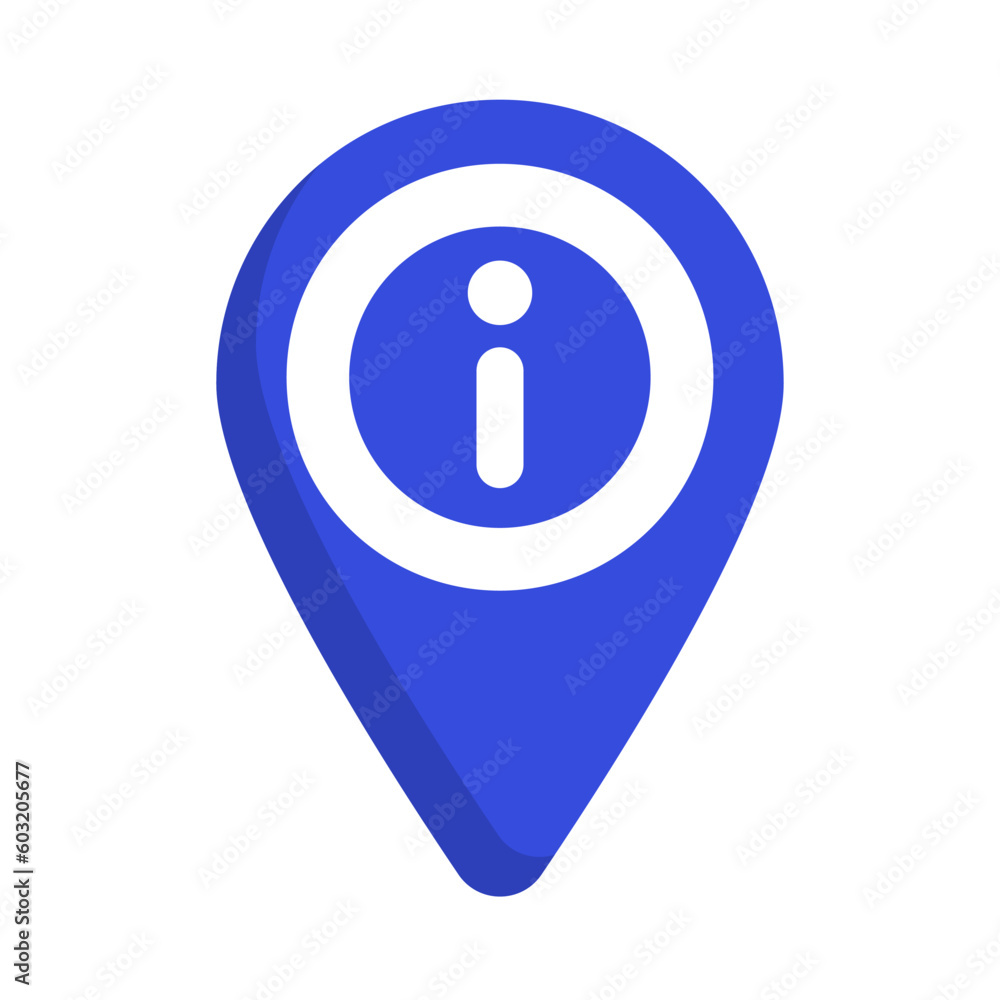 Information map pin icon. Information office. Vector. Information map pin icon. Information office. Vector.