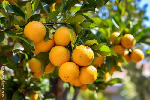 Wallpaper Mural Fresh orange on the plantation AI Generative Torontodigital.ca