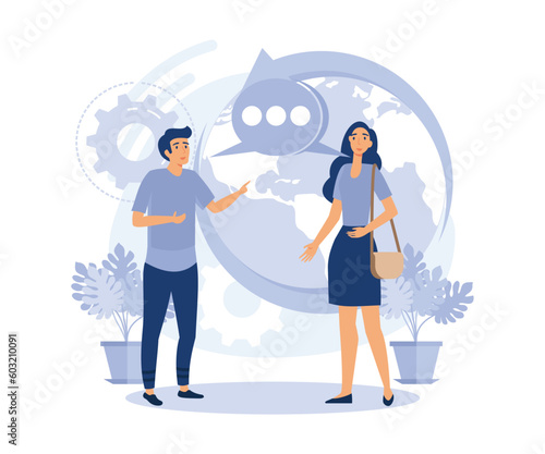 Child psychology, Social-emotional development, social interaction skills, ADHD, flat vector modern illustration