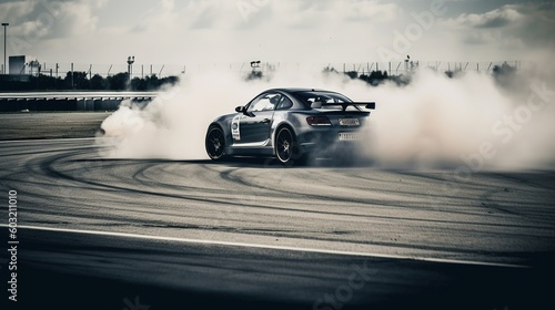 sport car drifting scene © Yash