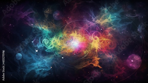 a Mystical and Otherworldly Background for Your Desktop Featuring Cosmic Auras