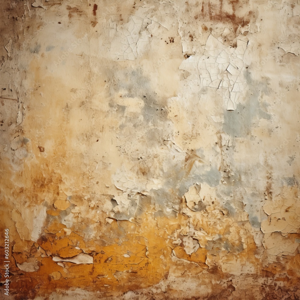 Old plaster background texture. Generative AI