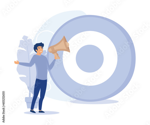 Doctor ophthalmologist showing eye test chart to patient, examining his vision and choosing eyeglasses with correction lens. Ophthalmology concept, isometric vector modern illustration