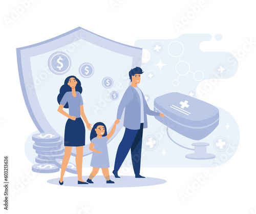 Student studying with smartphone, Online education concept, isometric vector modern illustration