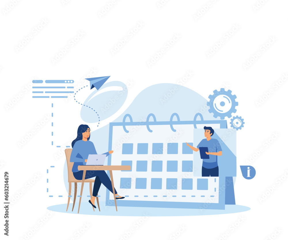 Setting big goal abstract concept vector illustration set. self-organization ability, leadership, making fast career flat vector modern illustration Setting big goal abstract concept vector illustration set. self-organization ability, leadership, making fast career flat vector modern illustration