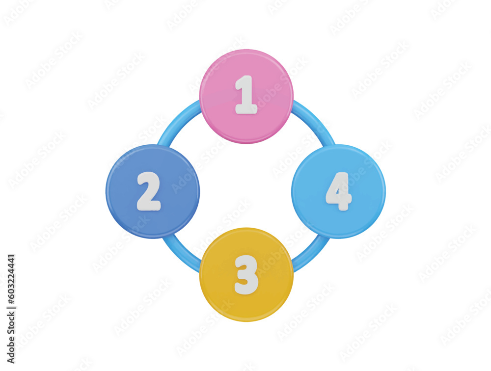 circle infographic icon 3d rendering vector illustration circle infographic icon 3d rendering vector illustration