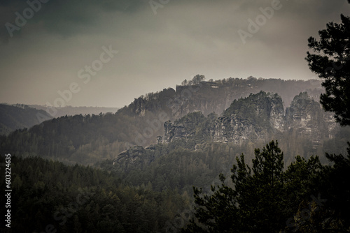 view from the goat's back in saxon switzerland © Markus