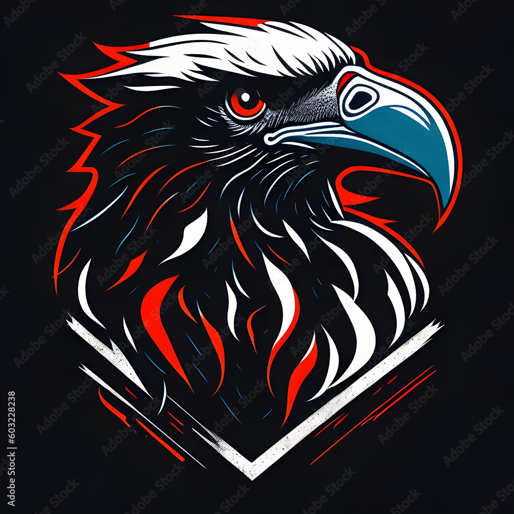 Obraz premium head of eagle