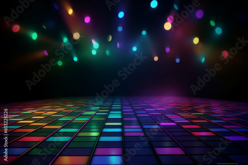 The dark floor of the disco