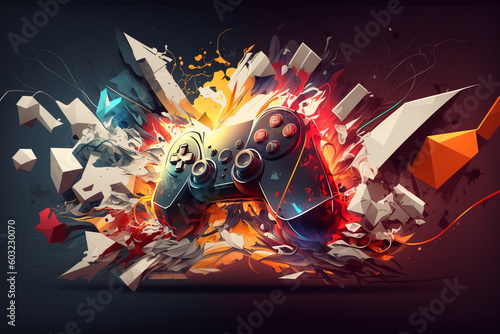 Abstrack Gaming Background