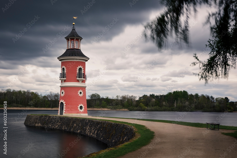 Lighthouse in Moritzburg in Saxony