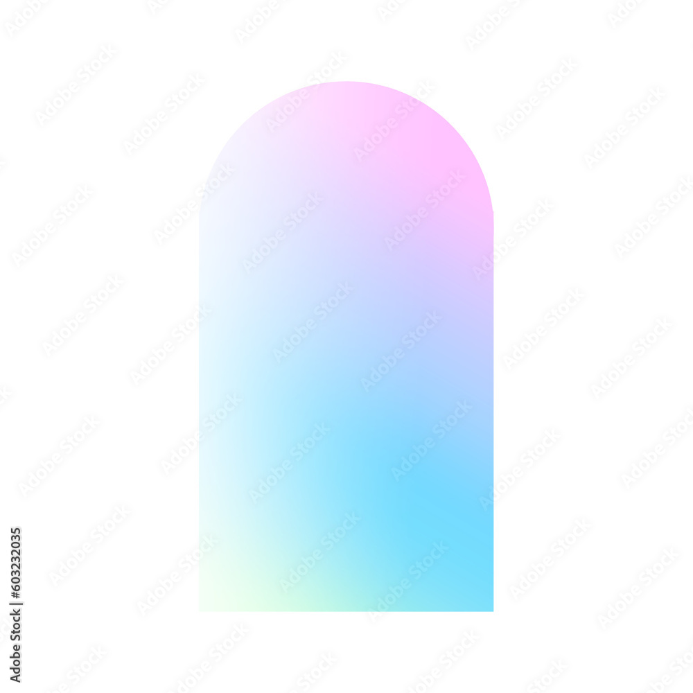 Blue And Pink Gradient Faded Shape