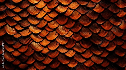  a close up view of a dragon skin pattern on a wall.  generative ai