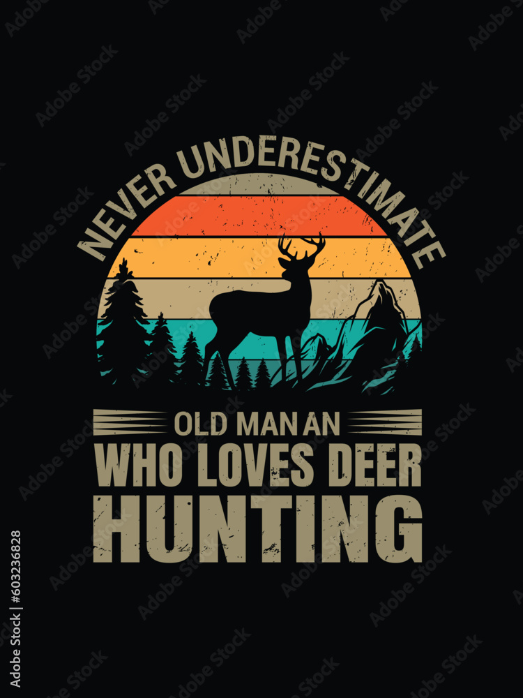 Hunting t shirt design