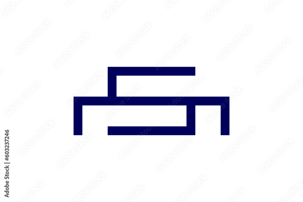 letter sn logo design vector premium letter sn logo design vector premium
