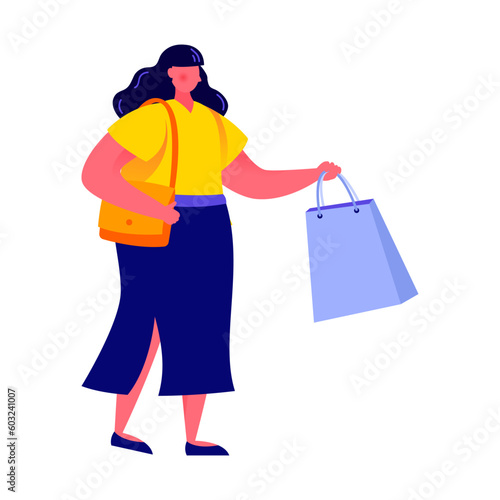 Cartoon people characters Flat style