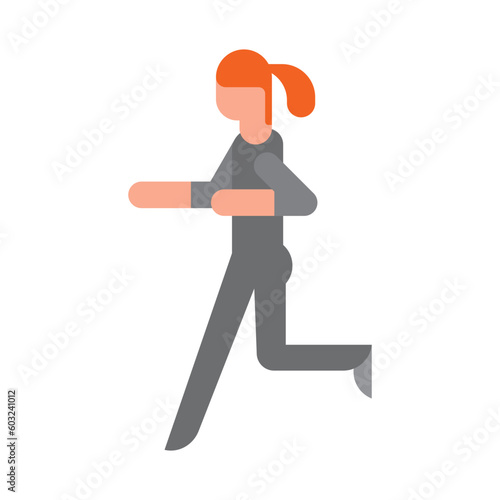 Cartoon people characters Flat style