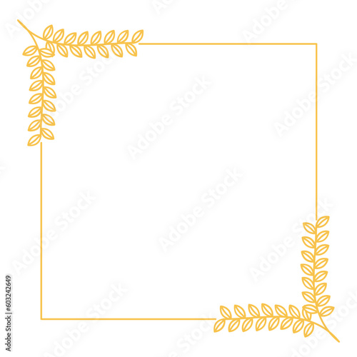 Rectangle Floral Frame