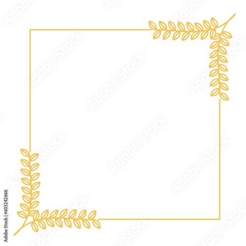 Rectangle Floral Frame