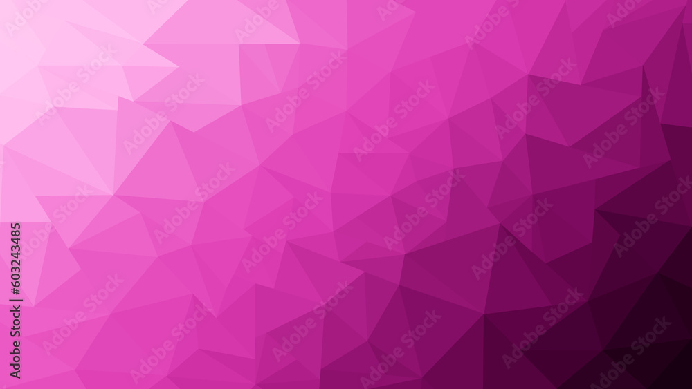 Neon Pink Polygon Abstract Image Background