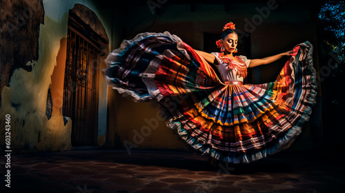 Fotografia Latin american, mexican folklore, traditional, regional dancer