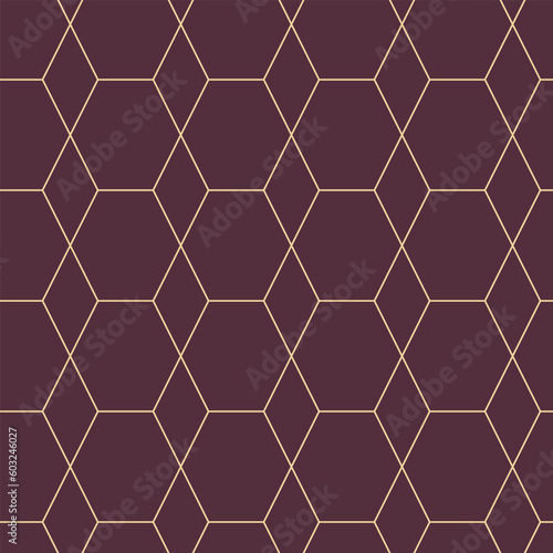 geometricseamless pattern on burgundy background © Polina Kostiuk