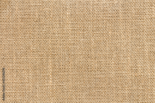 Brown sackcloth texture or background and empty space.