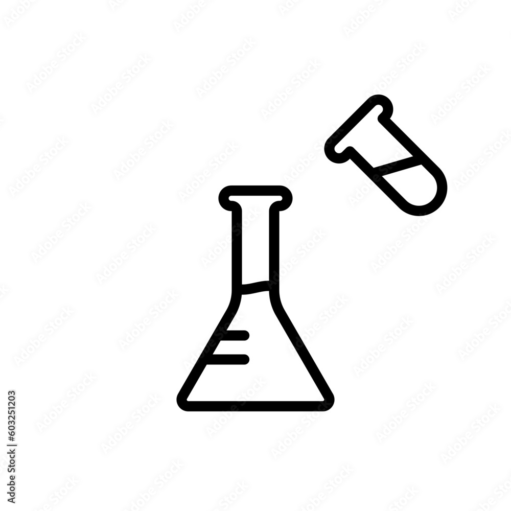 erlenmeyer sign symbol vector erlenmeyer sign symbol vector