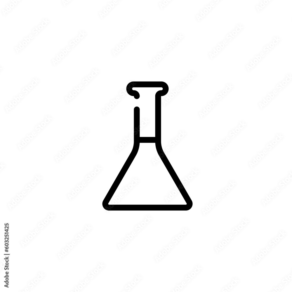 erlenmeyer sign symbol vector erlenmeyer sign symbol vector