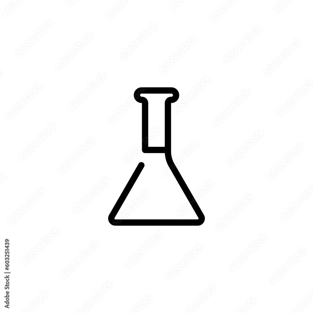 erlenmeyer sign symbol vector erlenmeyer sign symbol vector