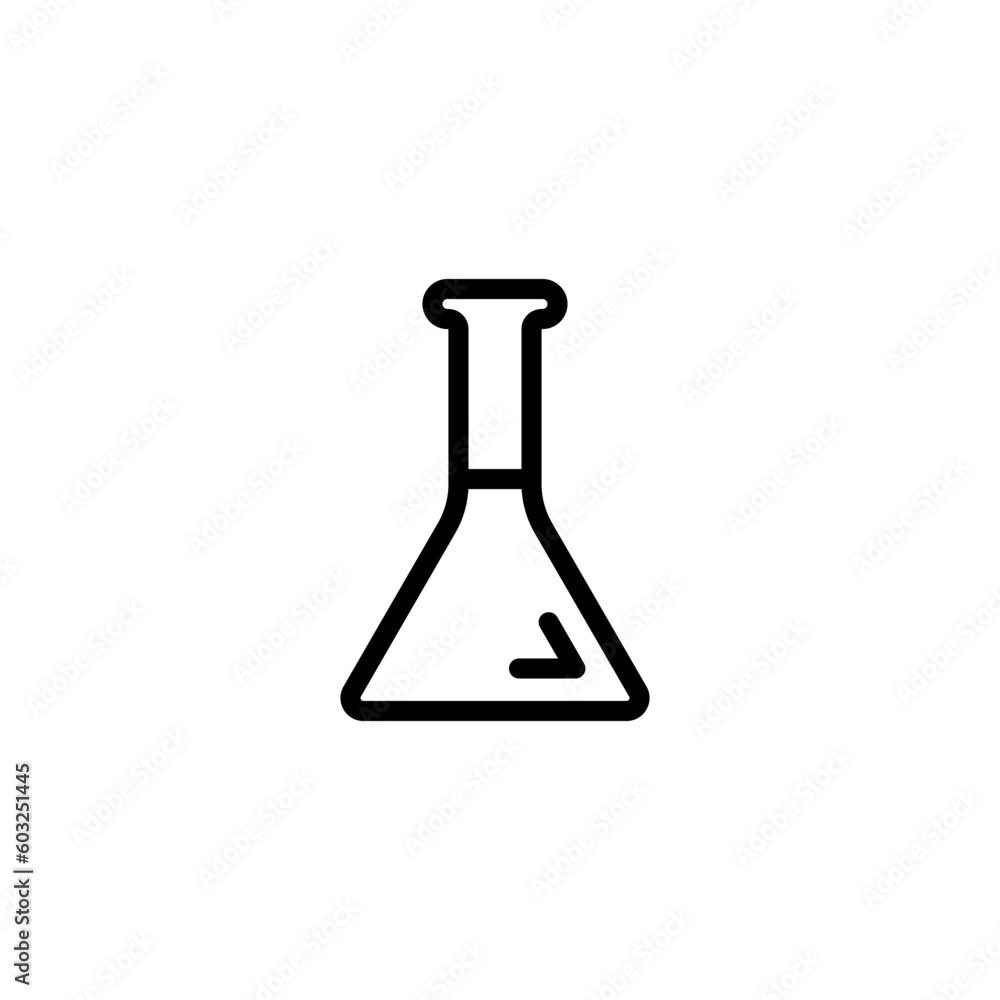erlenmeyer sign symbol vector erlenmeyer sign symbol vector