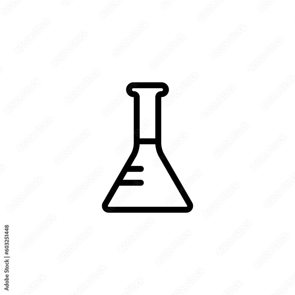 erlenmeyer sign symbol vector erlenmeyer sign symbol vector