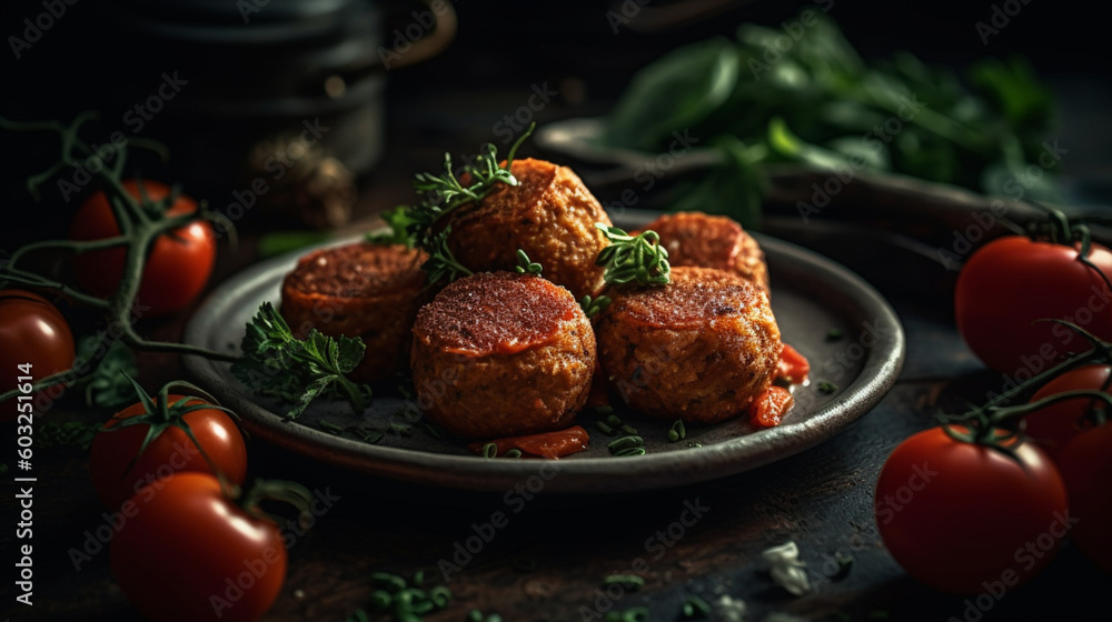 falafel risole rissole meat patty falafel risole rissole meat patty