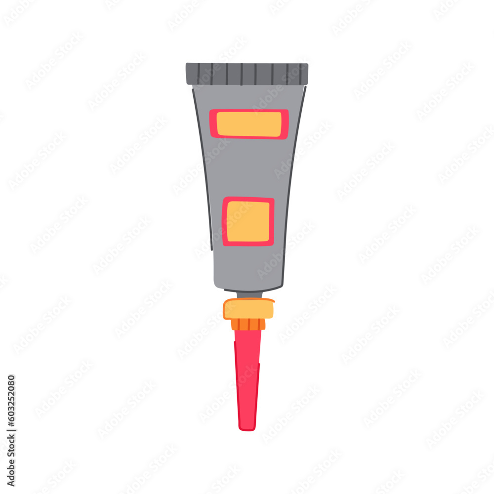 container glue bottle cartoon. adhesive stick, craft sticky container glue bottle sign. isolated symbol vector illustration container glue bottle cartoon. adhesive stick, craft sticky container glue bottle sign. isolated symbol vector illustration