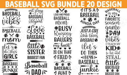 Baseball SVG Bundle