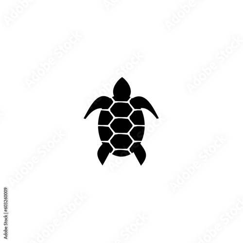 Turtle icon isolated on white background 
