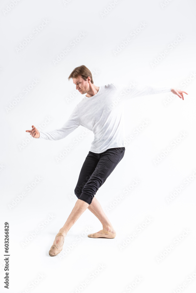 Young, handsome, sporty and athletic ballet dance. Young, handsome, sporty and athletic ballet dance.