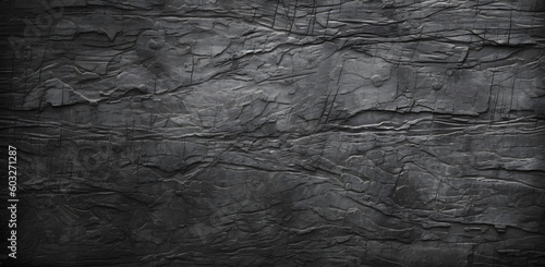 Cracked Elegance: Dark Black Stone Texture with Grunge and Muted Soft Light, Dark Background Wallpaper with gentle, calm feeling to it