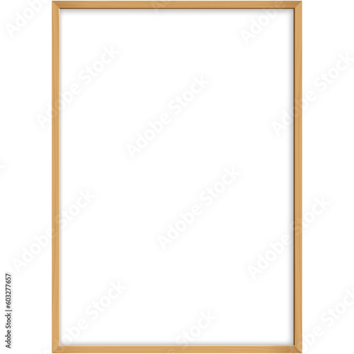 rectangle brown frame for picture art gallery
