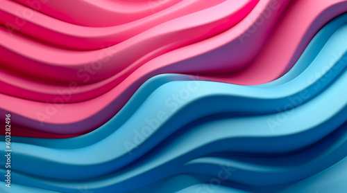 wavy fabric luxury background. Abstract smooth wave background. Generative AI