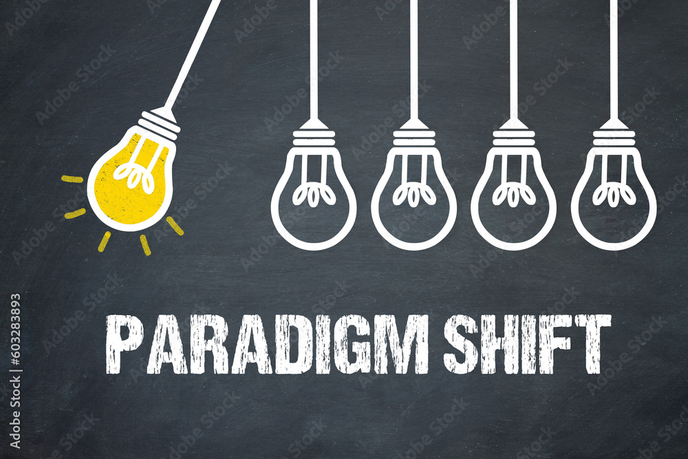 Paradigm shift	 - obrazy, fototapety, plakaty 