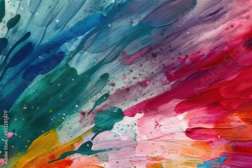 colorful watercolor background - Ai
