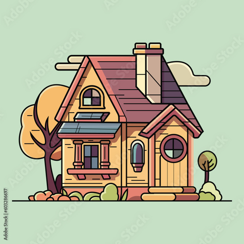 house vector illustration design