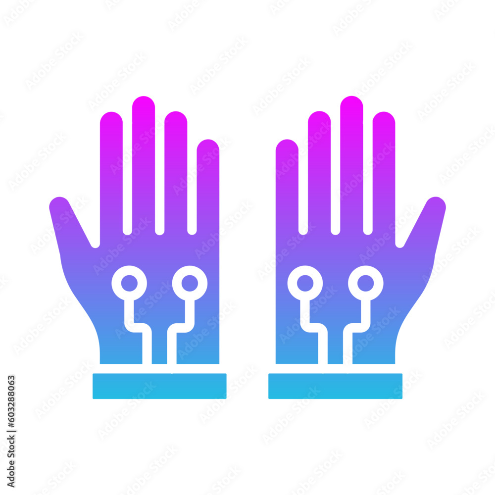 Fototapeta premium Gloves Icon