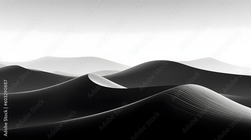 custom made wallpaper toronto digitalAi generated, Minimalist Muse: Natural Monochrome Elegance