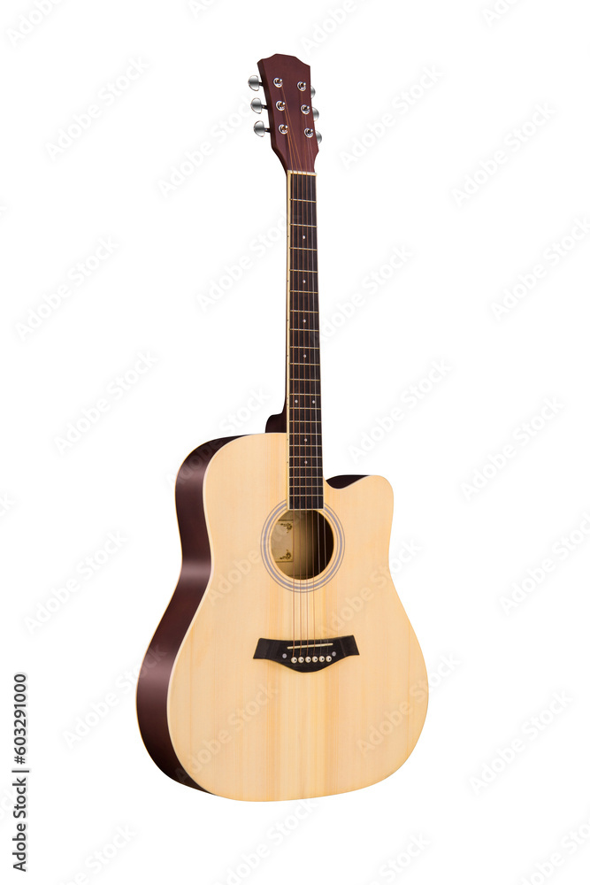 Delicate and beautiful folk acoustic guitar 41 inches