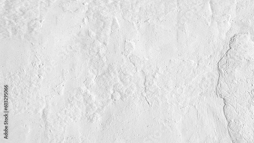 Vintage, old stucco plaster wall background, close up grunge texture of white painted cement, concrete wall texture. Wallpaper, backdrop, architecture design element