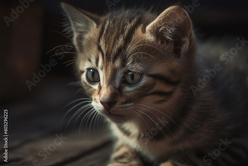 Süßes Kätzchen - AI generiert © JanSommer