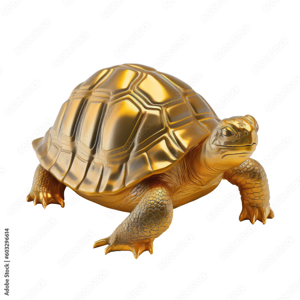 Obraz premium gold saving isolated on white