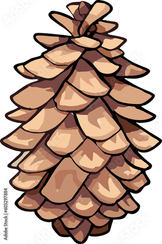 pine cone png graphic clipart design